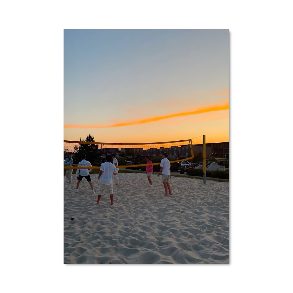 Poster Beach Volleyball Norway – affiche Beach-volley